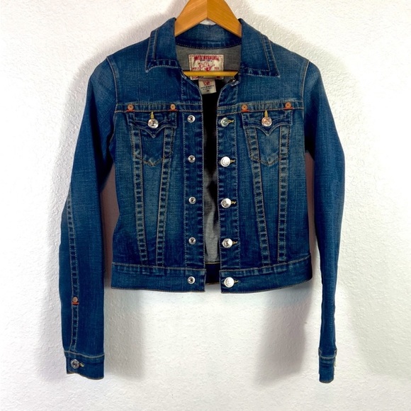 True Religion Trucker Denim Jacket - Picture 1 of 6